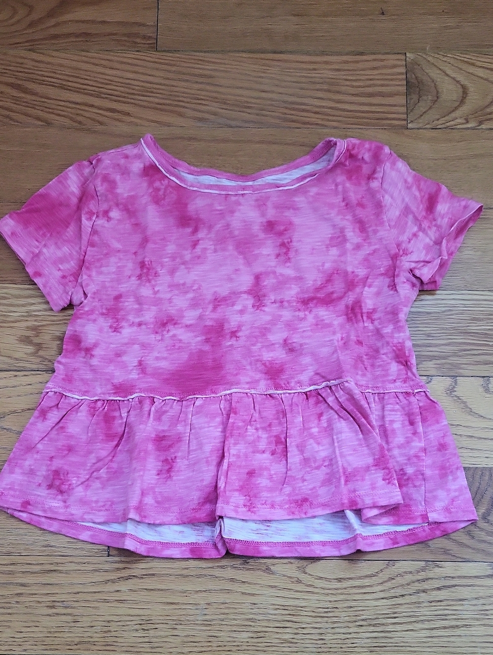 Little Girls Tie-Dye Crop Top